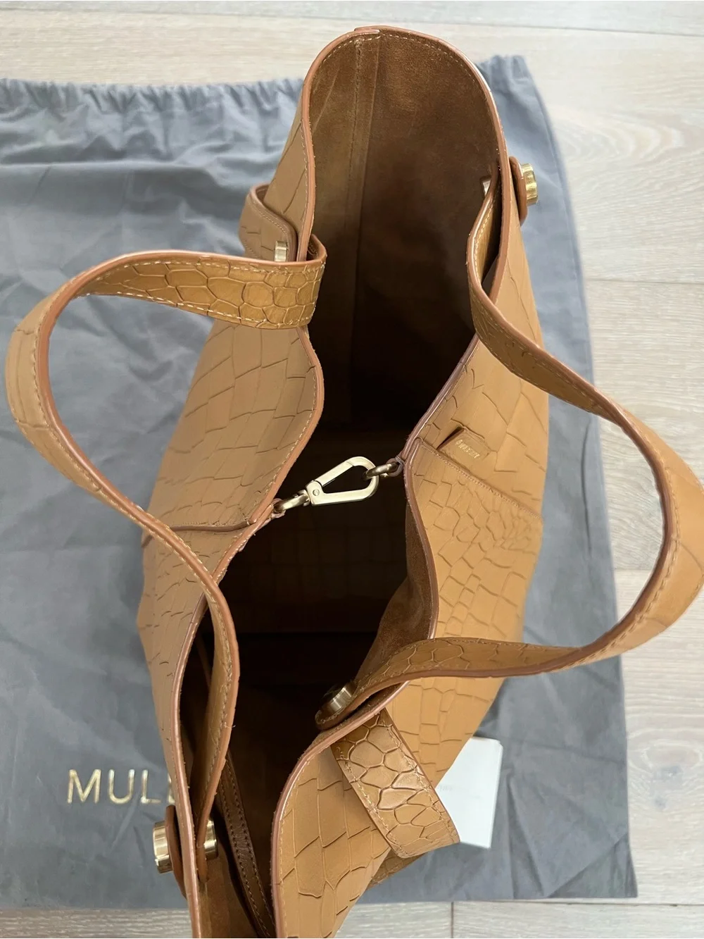 Mulberry Croc-Embossed Leather Kite Tote - Picture 6 of 7